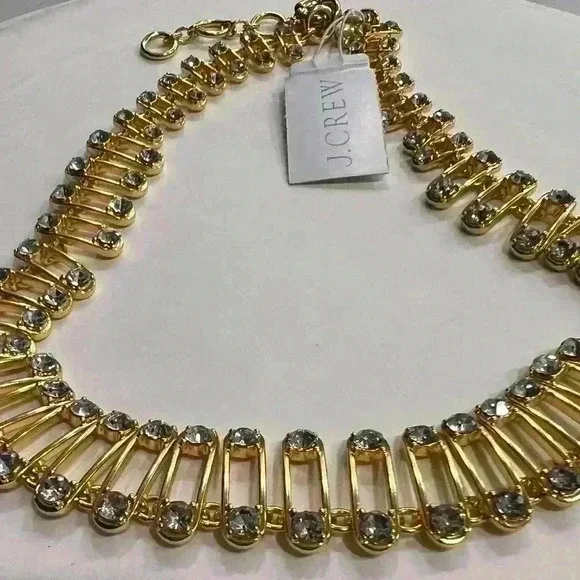 J Crew Loop Collar with Crystals